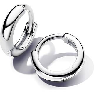 Pandora - Essence sølv creol 11x2,5mm med klik lås - 293286c00