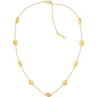 Calvin Klein MOLTEN PEBBLE Halskæde 18 kt. Forgyldt Rustfrit Stål 35000125 - Dame - Gold