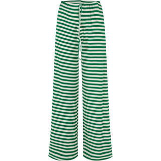 NPS Nova Pants Broadway - Green/Ecru - Nørgaard på Strøget - Stribet Size 1