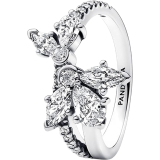 Pandora Ring - Herbarium cluster - 193023C01 - silber