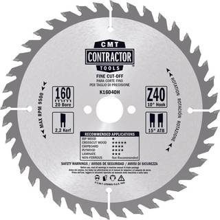 CMT Masterpack Savklinge 10x 160x2,4x20 mm – 40T