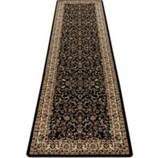 Tæppe, Fortovet ROYAL ADR design 1745 sort til gangen, til korridoren 70x300 cm