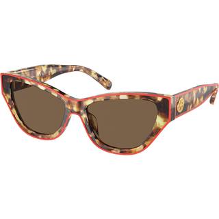 Tory Burch TY7206U 200073 54 Solbriller Kvinder Tortoiseshell - Tortoise Coral - 54mm