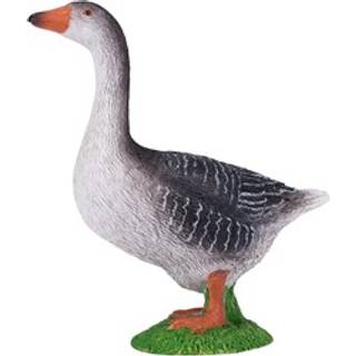 Grågås legetøjsfigur 8,6 cm – realistisk fuglefigur til børn, pædagogisk legetøj – Mojo