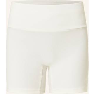 Lounge Ribbed High-Waist cykelshorts - Off White - XL