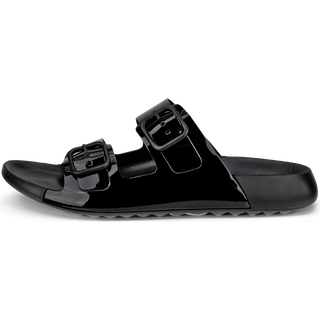 ECCO Cozmo W - Sandaler i læder med to remme til damer - Sort - Size: 42 (UK 8-8.5)