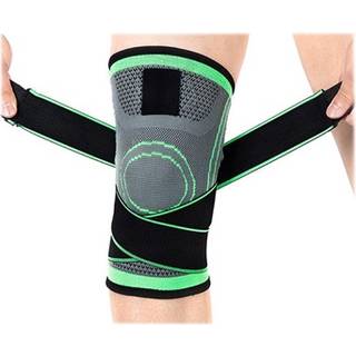 Elastiske Unisex Fitness Knæbeskytter Protektor - XL - Grøn