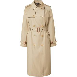 Lauren Ralph Lauren Dobbeltradet trenchcoat med bælte