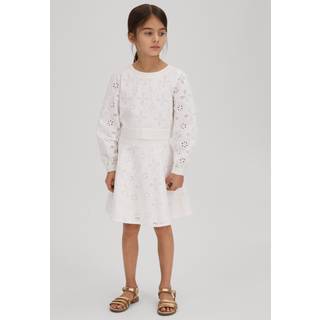 Reiss Reiss Nella Cotton Broderi blondeskørt