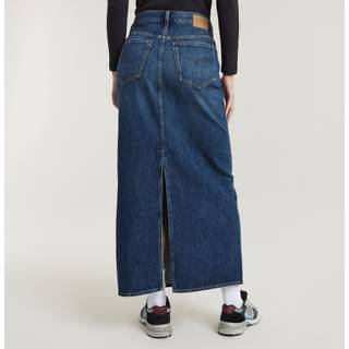 Viktoria Long Skirt - Dark blue - Women