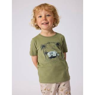 Name It Oil Green Jungle Dude T-shirt - Str. 7-8y 122/128cm