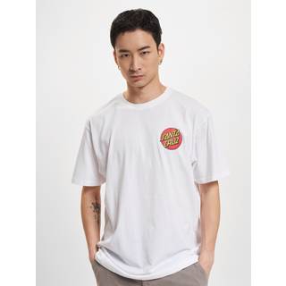 Santa Cruz Classic Dot Chest T-shirt størrelse XXL farve hvid