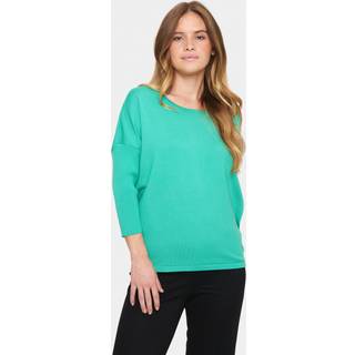 Saint Tropez A2561, Milasz R-Neck Pullover Strik 30500003 Gumdrop Green (XSMALL)