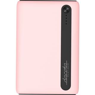 Dacota Platinum powerbank 5 000 mAh, lyserød ➞ På lager - klar til levering og afhentning