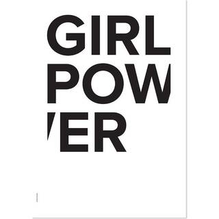 I Love My Type Plakat Girl Power Hvid - 50 x 70 cm.