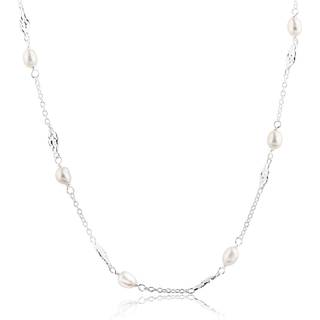 MILENA PEARL NECKLACE | SILVER