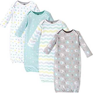 Luvable venner unisex baby bomuld kjoler grundlæggende elefant 0-6 måneder os