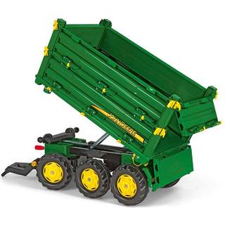 Rolly Toys rollyMulti Trailer: John Deere høj anhænger med side- og bagtip til pedaltraktor