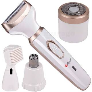 Ladyshaver 4-i-1 med Genopladeligt Design og USB Opladning