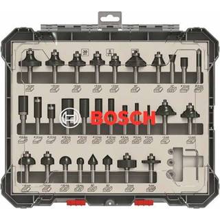 BOSCH Professional Overfræsersæt 30 dele blandet hm 6 mm (2607017474)