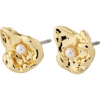 Inaya Recycled Øreringe, Gold Plated