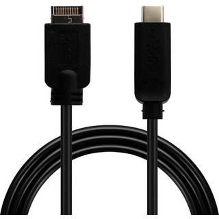 NÖRDIC Type E til USB-C fladkabel 50cm