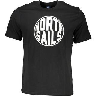 North Sails Black Cotton T-Shirt