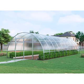 Drivhus polycarbonat, Strong NOVA 40m², 4x10m, Sølv