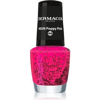 Dermacol Neon Neon neglelak Skygge 46 Poppy Pink 5 ml - 5 ml