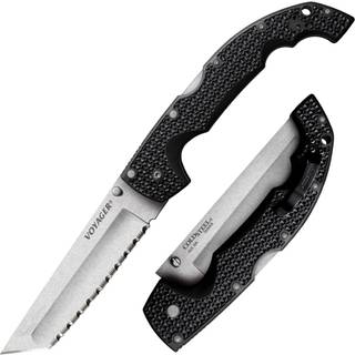 XL Voyager Lockback Tanto foldekniv, savtakket