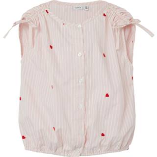 NAME IT Kort Top Faheart Parfait Pink