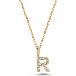 Nuran bogstav vedhæng V2201 (R)