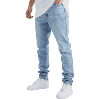 Mens Light Blue Tall Slim Rigid Jean