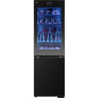 LG InstaView Kyl/Frys GBG7190CEV (sort rustfri stål)