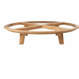 Cane-Line Aspect sofabord - Ø 144 cm - Teak stel - Bordplade: Fossil sort