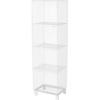Kalager Slim Kabinet med ben - Hvid