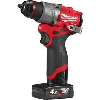 Milwaukee 12v slagboremaskine m12 fpd2-402x 2x4,0 ah batteri og lader