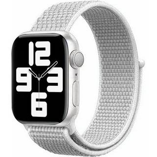 Apple Watch (42/44/SE/45/46/49mm) Lippa Nylonrem - Grå