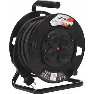 Kabeltromle med forlængerkabel Yato YT-81053; 30 m; 3x1,5 mm²