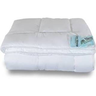 Helårs dobbeltdyne - 200x220cm - Allergivenlig dyne med bløde fiberdun - Fiberdyne fra Zen Sleep
