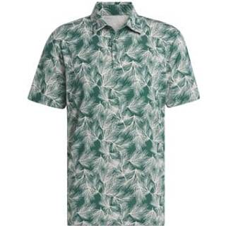 Adidas ULT365 Pine Print Polo XL COLLAGIATE GREEN/SANDY PINK