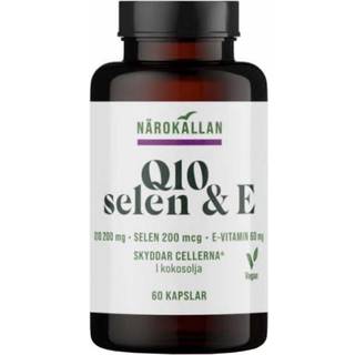 Närokällan Q10 + Selen + E, 60 kapsler