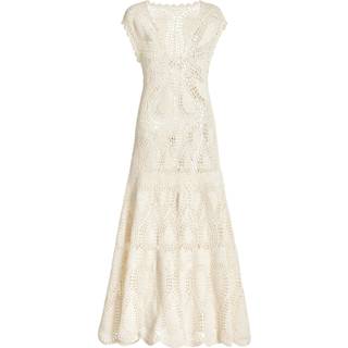Gabriela Hearst Waldman crochet wool and cashmere maxi dress - white - L