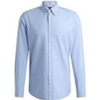 BOSS Orange Herren Hemd blau meliert