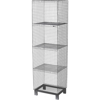 Kalager Slim Kabinet med ben - Rustic Grey