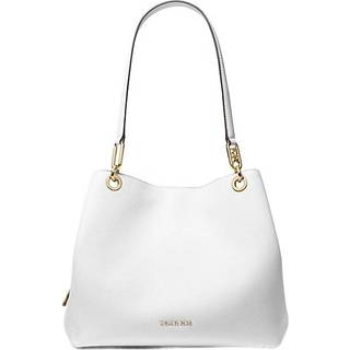 MK Kensington Large Pebbled Leather Tote Bag - White - Michael Kors - ONE SIZE
