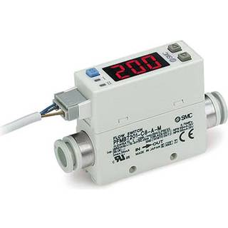 SMC Pneumatik Flowmåler digital, 10-1000 l/min