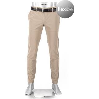 Alberto Herren Hose beige Slim Fit