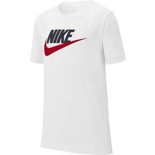 Nike Sportswear-T-shirt til større børn - hvid - L
