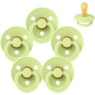 BIBS Rund Colour Sut - Sampak - 5 stk. - Str. 2 - Matcha